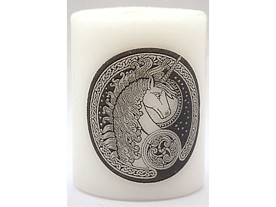 5cm Celtic Unicorn Candle